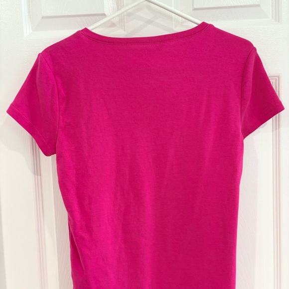 Tommy Hilfiger & Jones Sport Short Sleeve Tee Shirt Set Women M & L Purple Pink - Picture 7 of 15